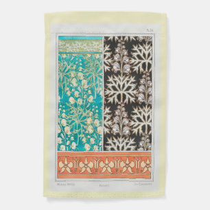 Monkshood wolfsbane plant art nouveau verneuil  garden flag