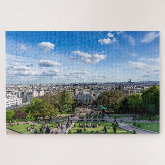 Monmarte Paris. Jigsaw Puzzle (Horizontal)