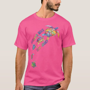 Monmouth Beach New Jersey Sea Turtle Lover Beach T-Shirt