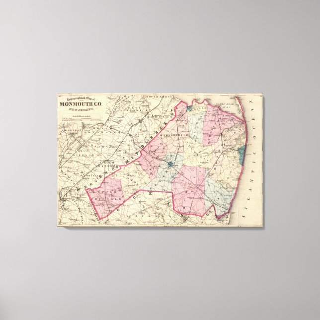 Monmouth County, NJ Canvas Print (Front)