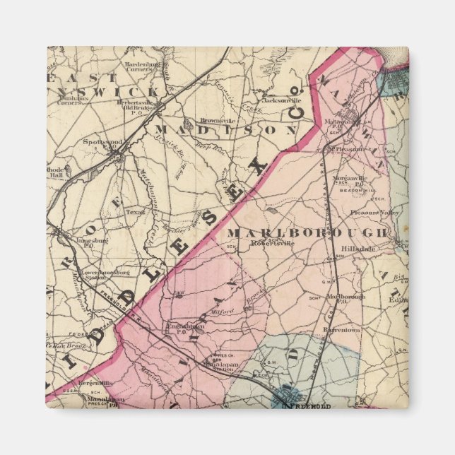 Monmouth County, NJ Magnet (Front)