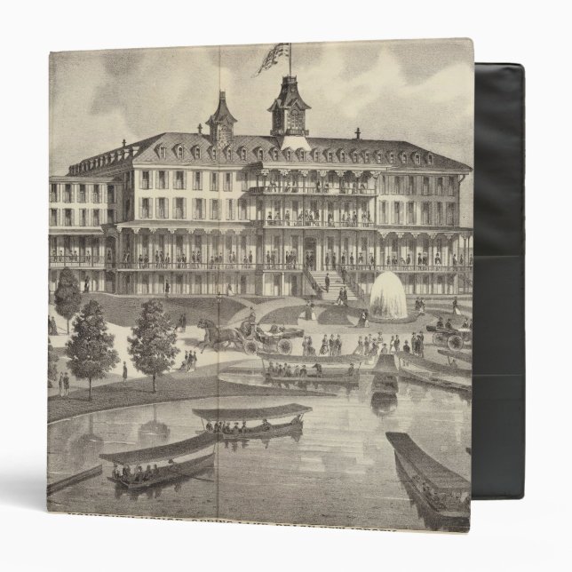 Monmouth House, Spring Lake Beach, New Jersey Binder (Front/Inside)