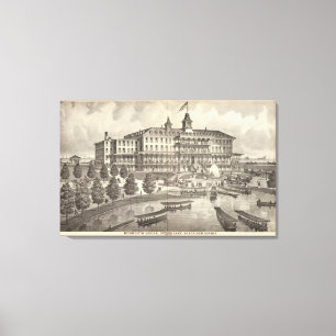 Monmouth House, Spring Lake Beach, New Jersey Canvas Print