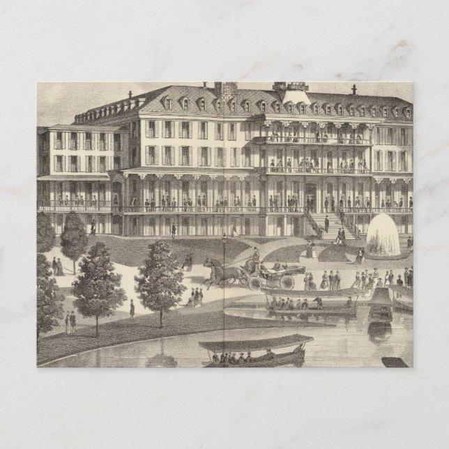 Monmouth House, Spring Lake Beach, New Jersey Postcard (Front)