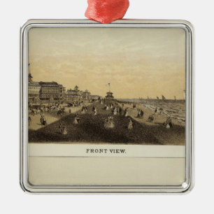 Monmouth House, Spring Lake, NJ Metal Ornament