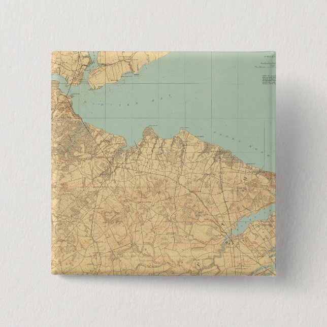 Monmouth Shore, New Jersey Button (Front)