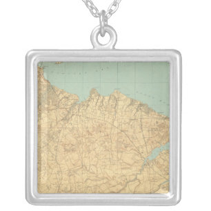 Monmouth Shore, New Jersey Silver Plated Necklace