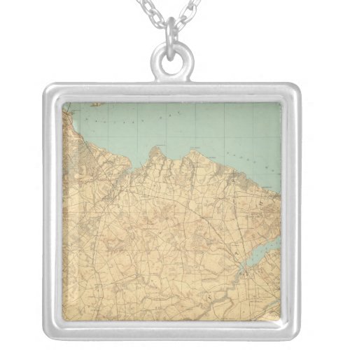 Monmouth Shore New Jersey Silver Plated Necklace