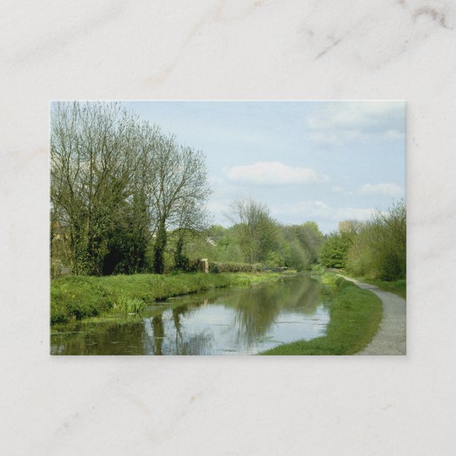 Monmouthshire and Brecon Canal (1980s) Business Card (Front)