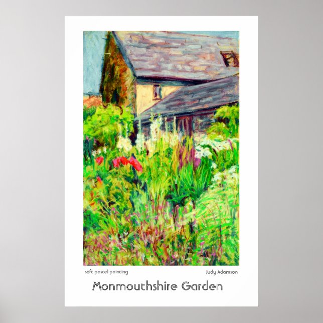 Monmouthshire Garden Poster or Print (Front)