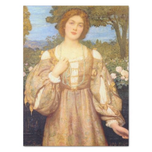 Monna Giovanna by Edward Robert Hughes Tissue Paper