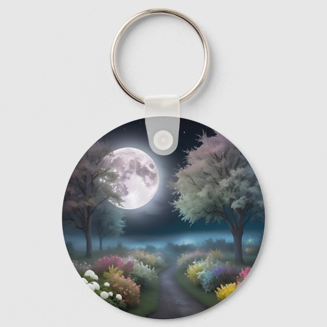 Monnlight Midnight 1 Keychain (Front)