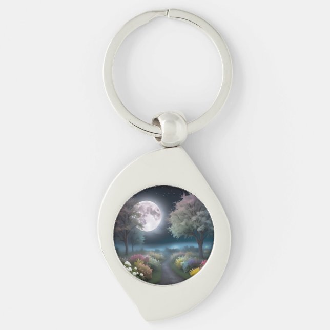 Monnlight Midnight 1 Keychain (Front)