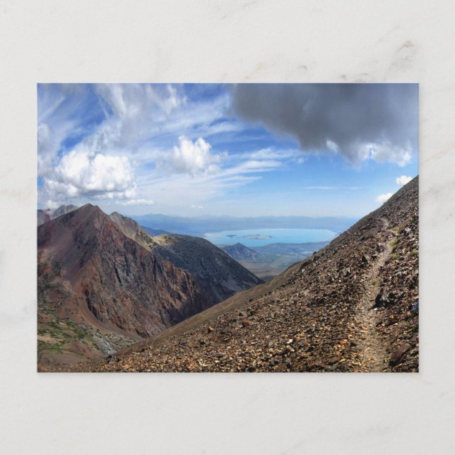 Mono Lake from Koip Peak Pass - Sierra Postcard (Front)