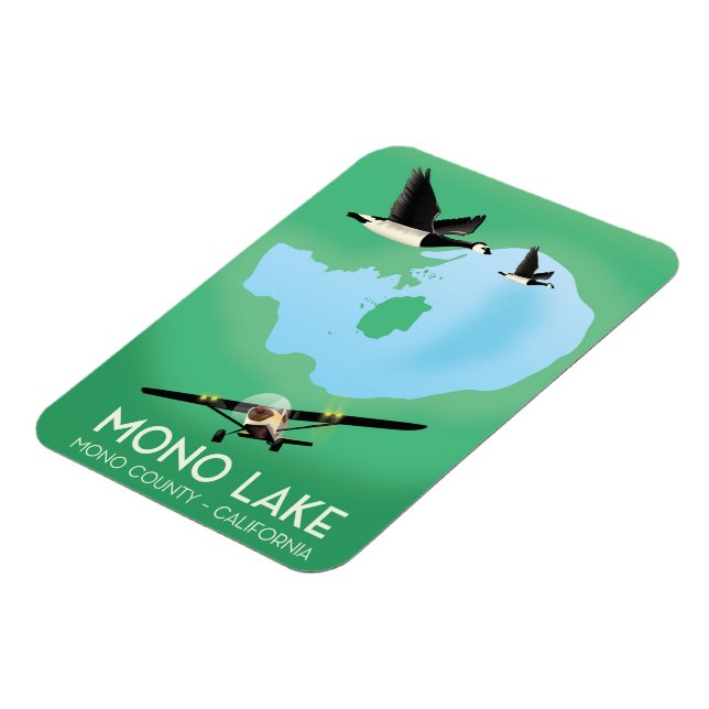 Mono Lake,Mono County, California travel poster Magnet (Left Side)