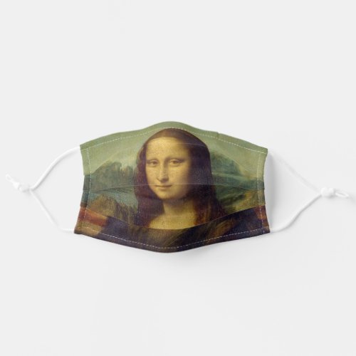 Mono Lisa Leonardo Da Vinci Classic Painting Adult Cloth Face Mask