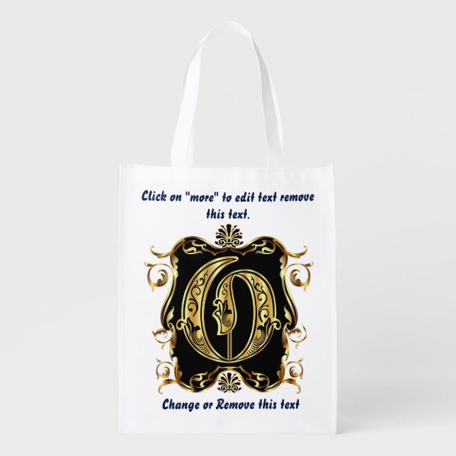 Mono O California bans plastic BAGRead Story Below Reusable Grocery Bag (Front)