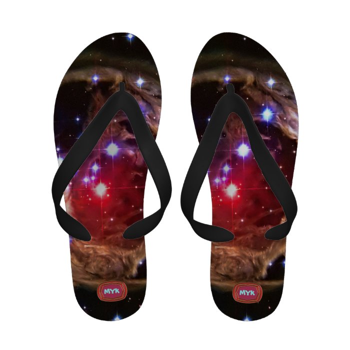 Monocerotis, The Unicorn outer space photograph Flip Flops