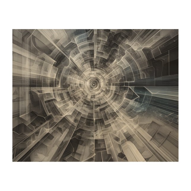  Monochromatic Abstract Art - (Front)