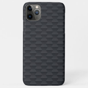 Monochromatic black and dark-gray geometric patter iPhone 11 pro max case