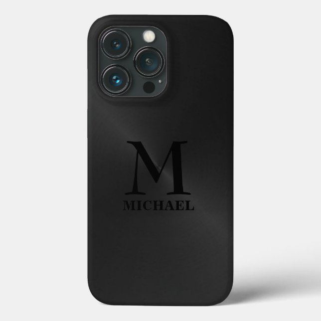 Monochromatic Black Background  Case-Mate iPhone Case (Back)