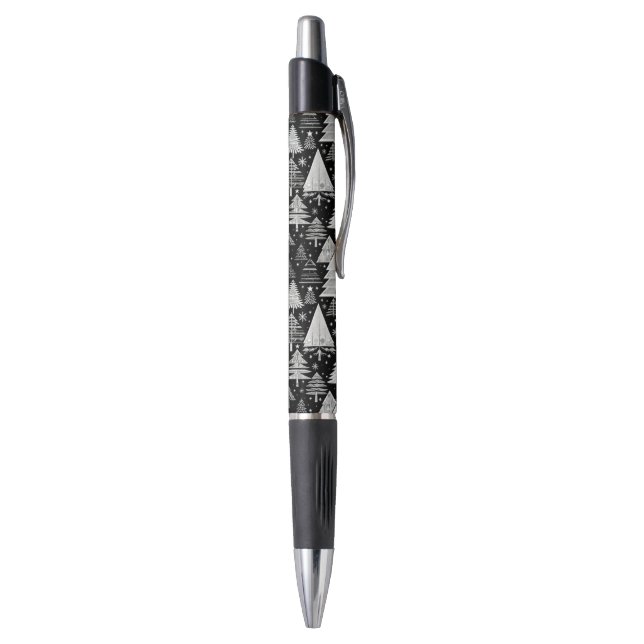 Monochromatic Christmas Pen (Bottom (Vertical))