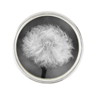 Monochromatic Dandelion Lapel Pin