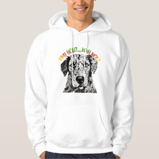 Monochromatic Design with bold statement Hoodie