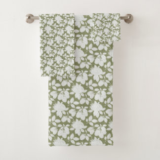 Monochromatic Fruit & Foliage Towels