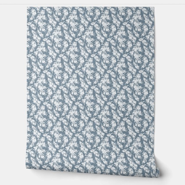 Monochromatic Fruit Vine Wallpaper (Unrolling)