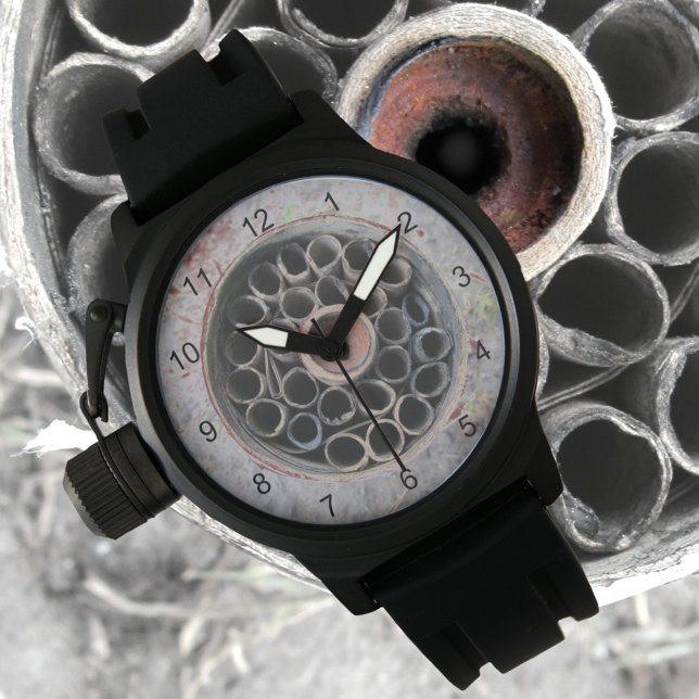 Monochromatic Gray Circles in Concentric Pattern Watch (Creator Uploaded)