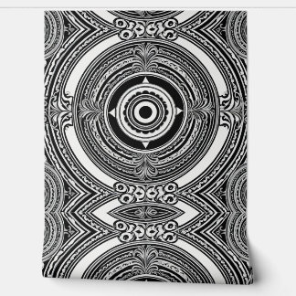 Monochromatic Medallions Wallpaper