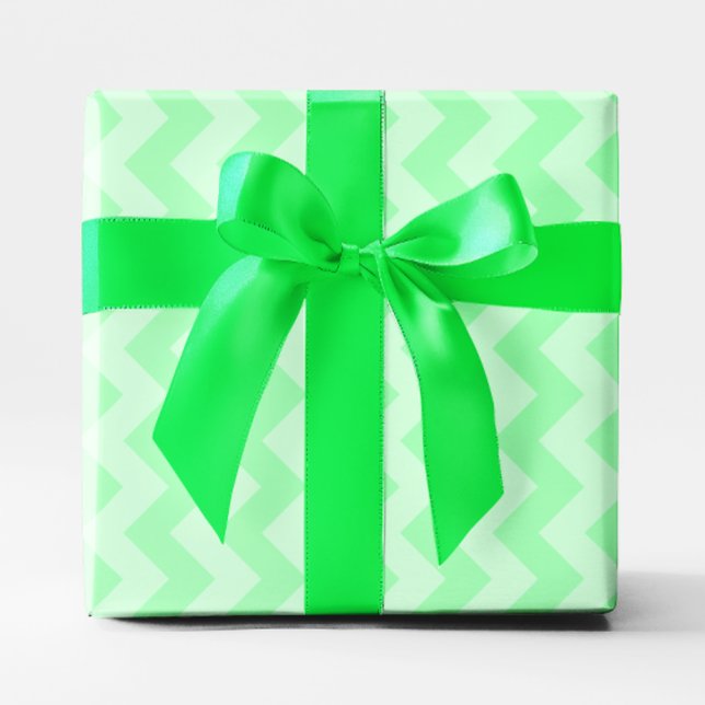 Monochromatic Mint Green Zigzag Wrapping Paper (Monochromatic Mint Green Zigzag Wrapping Paper)