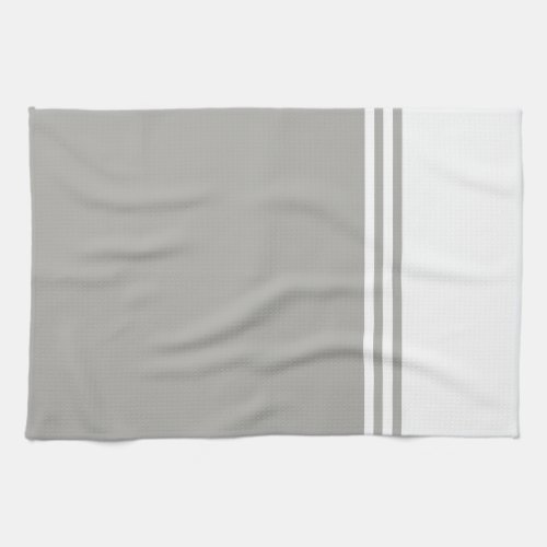 Monochromatic Modern White and grey Kitchen Towel