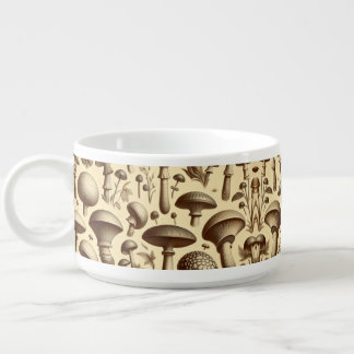 Monochromatic Mushrooms Bowl