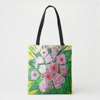 Monochromatic, Rosas, Dianthus caryophyllus,  Gerb Tote Bag