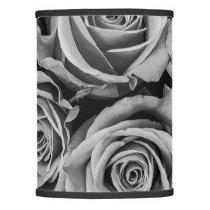 Monochromatic Rose Lamp Shade