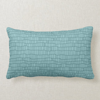 Monochromatic seafoam green accent pillow