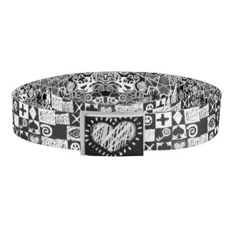 Monochrome Aesthetic Reversible Belt