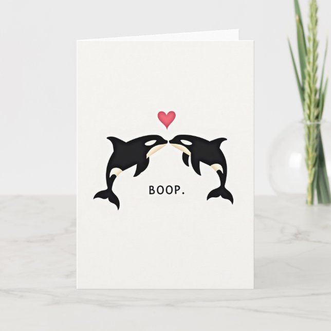 Monochrome Affection Card (Front)