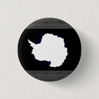 Monochrome Antarctica Flag Pinback Button