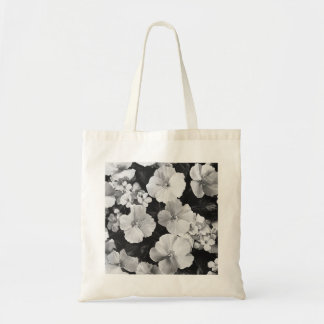 Monochrome Bloom Tote