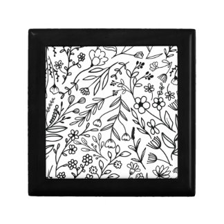 Monochrome Botanical Doodles | Gift Box