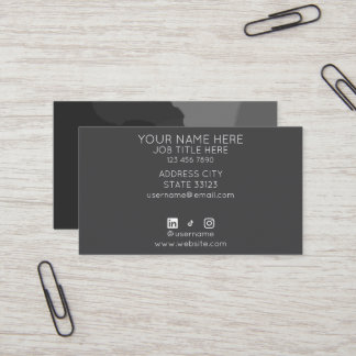 Monochrome Business Card