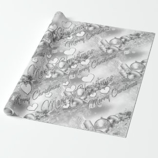 Monochrome Christmas theme Wrapping Paper