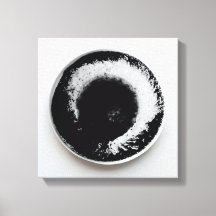 Monochrome coffee grounds texture abstract art 15