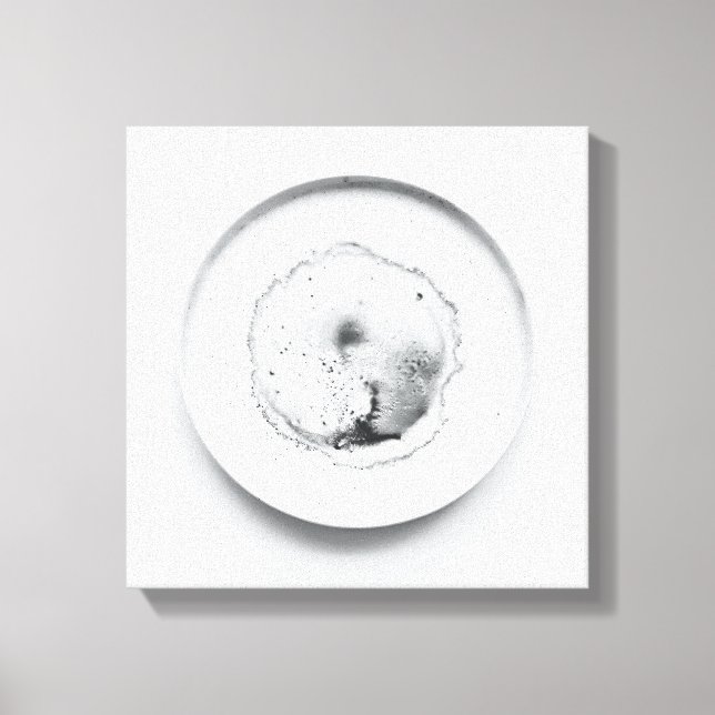 Monochrome coffee grounds texture abstract art 2 canvas print (Front)