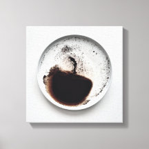 Monochrome coffee grounds texture abstract art 9
