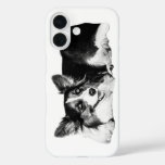 Monochrome Corgi Confidence iPhone 16 Case