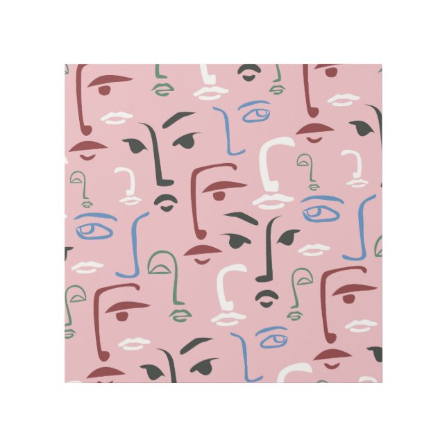 Monochrome Faces Gallery Wrap (Front)